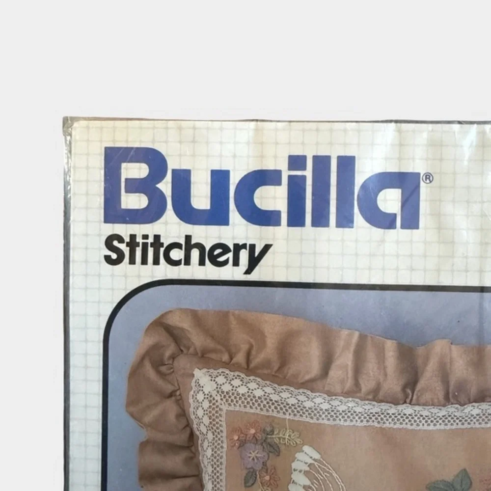 🌻3/$10 Vintage Bucilla Butterflies Are Free Needlepoint‎ Pillow Kit Cottagecore
